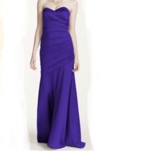 David’s Bridal Dress - Satin Floor Length